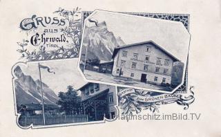 2 Bild Litho Karte - Ehrwald in Tirol - Tirol - alte historische Fotos Ansichten Bilder Aufnahmen Ansichtskarten 