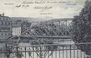 Stadtbrücke in Villach - Europa - alte historische Fotos Ansichten Bilder Aufnahmen Ansichtskarten 