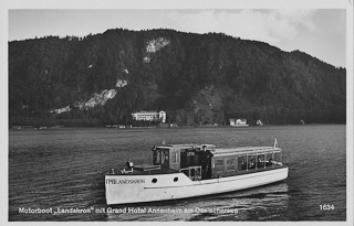 Motorboot Landskron - Europa - alte historische Fotos Ansichten Bilder Aufnahmen Ansichtskarten 