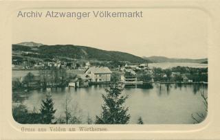 Velden, Bäckerteich - Velden am Wörther See - alte historische Fotos Ansichten Bilder Aufnahmen Ansichtskarten 