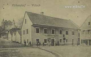 Schliebers Gasthof in Villach - Völkendorf - Europa - alte historische Fotos Ansichten Bilder Aufnahmen Ansichtskarten 