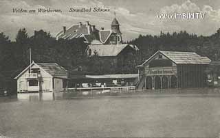 Strandbad Schranz - Europa - alte historische Fotos Ansichten Bilder Aufnahmen Ansichtskarten 