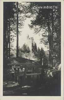 Pörtschach Ruine Leonstein - Europa - alte historische Fotos Ansichten Bilder Aufnahmen Ansichtskarten 