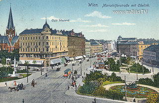 Wien -  Mariahilferstrasse - Europa - alte historische Fotos Ansichten Bilder Aufnahmen Ansichtskarten 