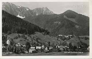 Zell mit Koschutta - Zell-Koschuta / Sele-Košuta - alte historische Fotos Ansichten Bilder Aufnahmen Ansichtskarten 