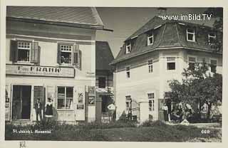 St. Jakob - Gemischtwarenhandlung Frank - St. Jakob im Rosental - alte historische Fotos Ansichten Bilder Aufnahmen Ansichtskarten 