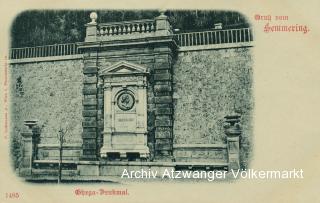 Semmering, Ghega Denkmal  - Richard-Wagner-Straße - alte historische Fotos Ansichten Bilder Aufnahmen Ansichtskarten 