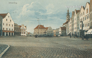 Schärding - Schärding Innere Stadt - alte historische Fotos Ansichten Bilder Aufnahmen Ansichtskarten 
