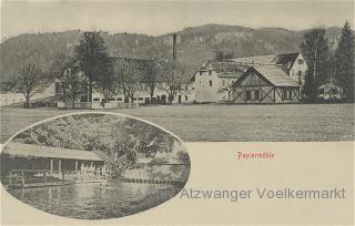 Klagenfurt Papiermühle - Klagenfurt am Wörthersee - alte historische Fotos Ansichten Bilder Aufnahmen Ansichtskarten 