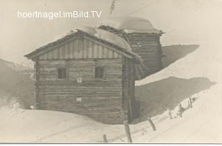 Almhütte (vermutlich in Assling) - Tirol - alte historische Fotos Ansichten Bilder Aufnahmen Ansichtskarten 