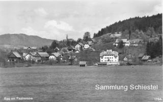 Gasthof-Pension Aschgan in Egg - Egg am Faaker See - alte historische Fotos Ansichten Bilder Aufnahmen Ansichtskarten 