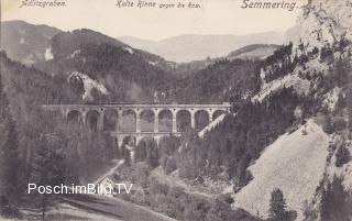 Semmeringbahn, Adlitzgraben Viadukt - Breitenstein - alte historische Fotos Ansichten Bilder Aufnahmen Ansichtskarten 