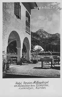 Hotel Mittagskogel - Finkenstein am Faaker See - alte historische Fotos Ansichten Bilder Aufnahmen Ansichtskarten 