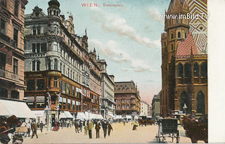 Stephansplatz - Wien  1.,Innere Stadt - alte historische Fotos Ansichten Bilder Aufnahmen Ansichtskarten 