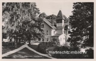 Faakersee, Inselhotel  - Finkenstein am Faaker See - alte historische Fotos Ansichten Bilder Aufnahmen Ansichtskarten 