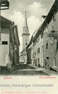 Villach, Khevenhüllergasse - Europa - alte historische Fotos Ansichten Bilder Aufnahmen Ansichtskarten 