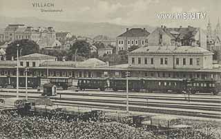 Staatsbahnhof - heute Westbahnhof - Oesterreich - alte historische Fotos Ansichten Bilder Aufnahmen Ansichtskarten 