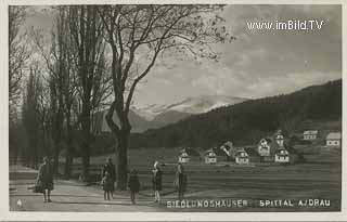 Spittal an der Drau - Siedlungshäuser - Spittal an der Drau - alte historische Fotos Ansichten Bilder Aufnahmen Ansichtskarten 