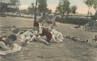 Gänsehäufel - Wien,Donaustadt - alte historische Fotos Ansichten Bilder Aufnahmen Ansichtskarten 