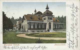 Warmbad Villach - Restauration - Oesterreich - alte historische Fotos Ansichten Bilder Aufnahmen Ansichtskarten 