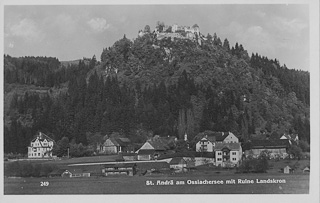 St. Andrä - Burgruine Landskron - Oesterreich - alte historische Fotos Ansichten Bilder Aufnahmen Ansichtskarten 