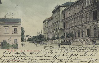 Peraustrasse-Gymnasium - Oesterreich - alte historische Fotos Ansichten Bilder Aufnahmen Ansichtskarten 