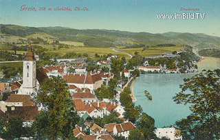 Grein - Strudengau - Oesterreich - alte historische Fotos Ansichten Bilder Aufnahmen Ansichtskarten 