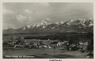 Obere Vellach mit Kaserne - Villach - alte historische Fotos Ansichten Bilder Aufnahmen Ansichtskarten 