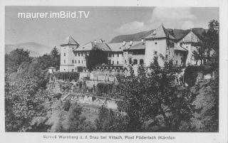 Schloss Wernberg - Kärnten - alte historische Fotos Ansichten Bilder Aufnahmen Ansichtskarten 