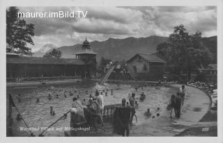 Warmbad - Freibad - Villach - alte historische Fotos Ansichten Bilder Aufnahmen Ansichtskarten 