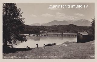 St. Kanzian, Strandbad Amerika am Klopeinersee - Völkermarkt - alte historische Fotos Ansichten Bilder Aufnahmen Ansichtskarten 