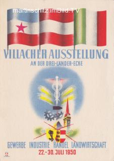 Werbekarte, Villacher Ausstellung  - Villach(Stadt) - alte historische Fotos Ansichten Bilder Aufnahmen Ansichtskarten 