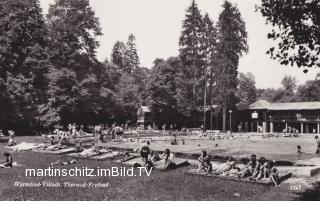 Warmbad Villach Freibad - Villach-Warmbad-Judendorf - alte historische Fotos Ansichten Bilder Aufnahmen Ansichtskarten 