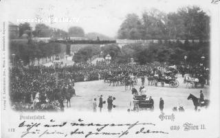 Praterfahrt - Wien,Leopoldstadt - alte historische Fotos Ansichten Bilder Aufnahmen Ansichtskarten 