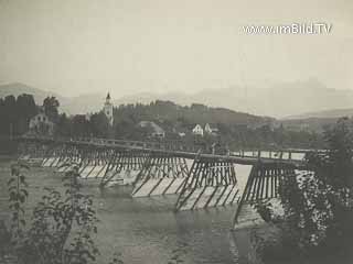 Brücke bei Rosegg - Oesterreich - alte historische Fotos Ansichten Bilder Aufnahmen Ansichtskarten 