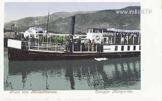 Dampfer Margarithe - Millstättersee - Oesterreich - alte historische Fotos Ansichten Bilder Aufnahmen Ansichtskarten 