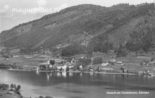 Luftbildaufnahmen von Ossiach - Oesterreich - alte historische Fotos Ansichten Bilder Aufnahmen Ansichtskarten 