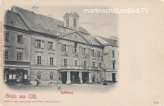Cilli Rathaus  - Cilli / Celje - alte historische Fotos Ansichten Bilder Aufnahmen Ansichtskarten 