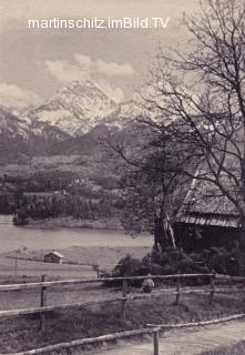 Drobollach, Blick von der heutigen Seepromenade - Drobollach am Faaker See - alte historische Fotos Ansichten Bilder Aufnahmen Ansichtskarten 