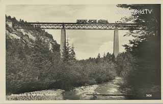 Viadukt Karawankenbahn - Rosenbach - St. Jakob im Rosental - alte historische Fotos Ansichten Bilder Aufnahmen Ansichtskarten 