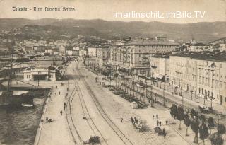 Triest, Riva Nazario Sauro - Friaul Julisch Venetien - alte historische Fotos Ansichten Bilder Aufnahmen Ansichtskarten 