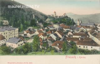 Blick über Friesach - Friesach - alte historische Fotos Ansichten Bilder Aufnahmen Ansichtskarten 