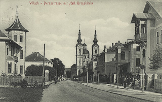 Peraustrasse - Villach - alte historische Fotos Ansichten Bilder Aufnahmen Ansichtskarten 