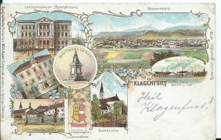 Gruss aus Klagenfurt - Europa - alte historische Fotos Ansichten Bilder Aufnahmen Ansichtskarten 