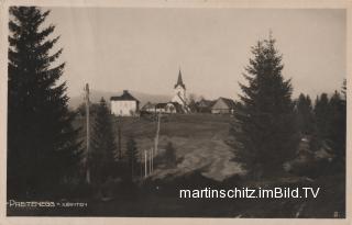 Preitenegg - Ortsansicht mit Kirche - Kärnten - alte historische Fotos Ansichten Bilder Aufnahmen Ansichtskarten 