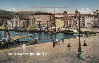 Triest, Hotel de la Villa  - Friaul Julisch Venetien - alte historische Fotos Ansichten Bilder Aufnahmen Ansichtskarten 