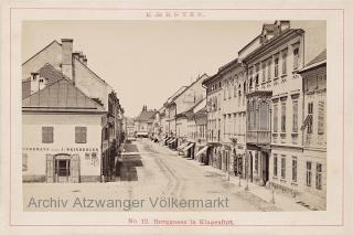 Klagenfurt Burggasse - KAB - Oesterreich - alte historische Fotos Ansichten Bilder Aufnahmen Ansichtskarten 