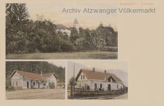 Bahnstation St. Stefan Vorderberg - Kärnten - alte historische Fotos Ansichten Bilder Aufnahmen Ansichtskarten 