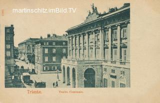 Triest, Teatro Comunale - Triest - alte historische Fotos Ansichten Bilder Aufnahmen Ansichtskarten 