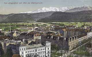 Kärntner Landesregierung und Bahnhofstrasse - Klagenfurt(Stadt) - alte historische Fotos Ansichten Bilder Aufnahmen Ansichtskarten 